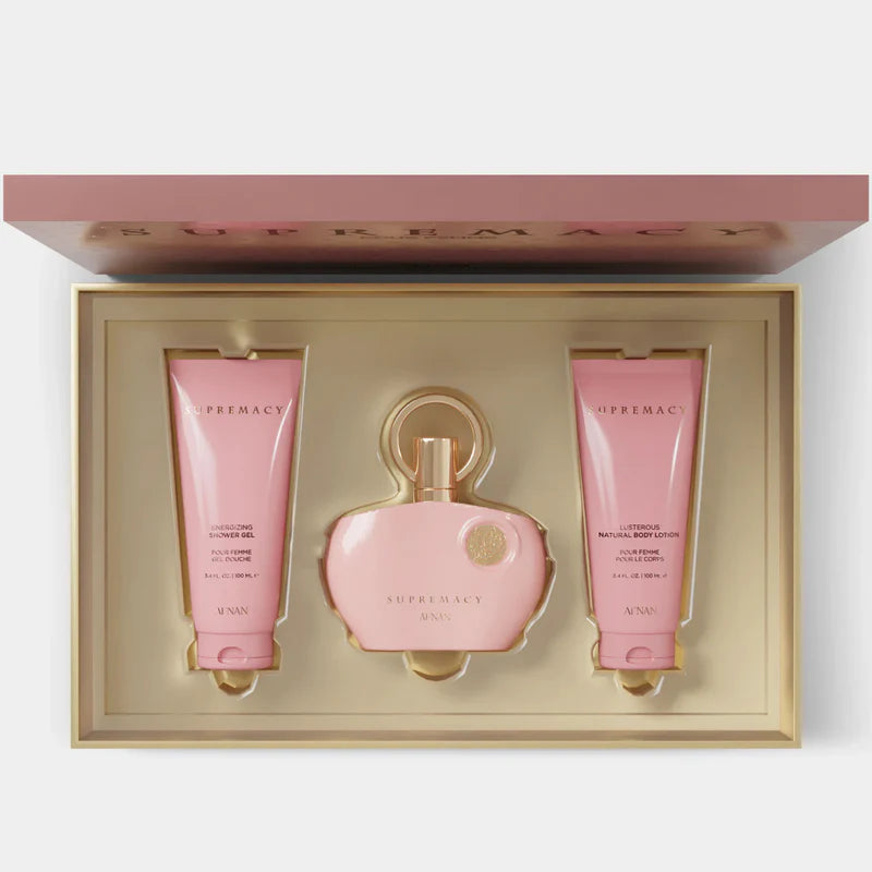 AFNAN SUPREMACY POUR FEMME GIFT SET PINK