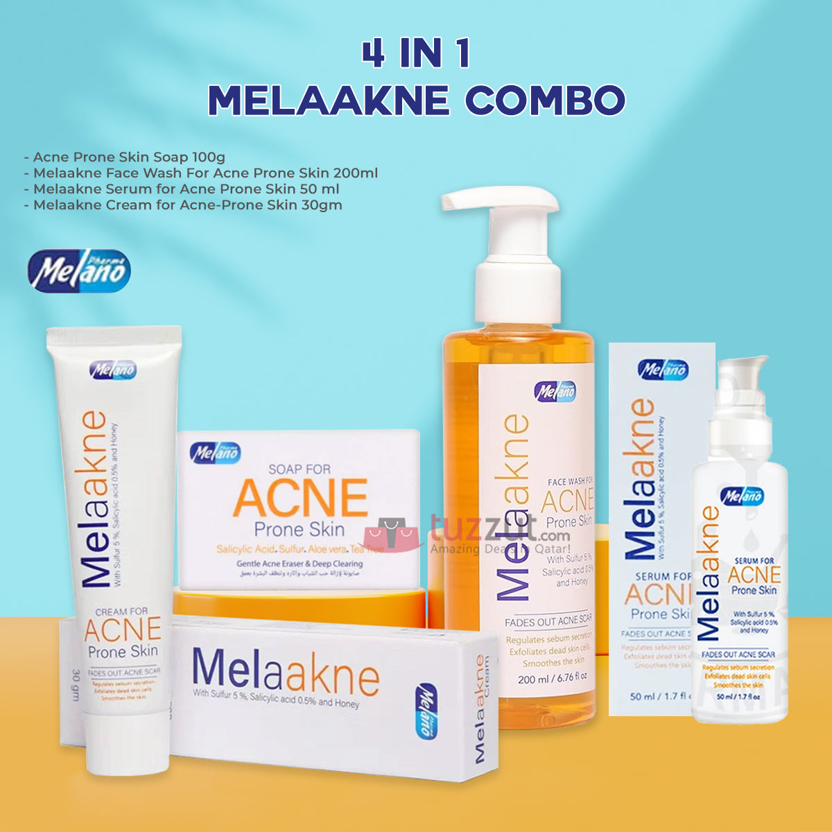 Melano in Melaakne Combo TUZZUT Qatar Online Shopping