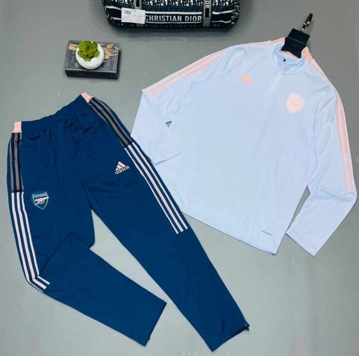 2021-2022 Arsenal White Thailand Soccer Tracksuit-B745982 TUZZUT