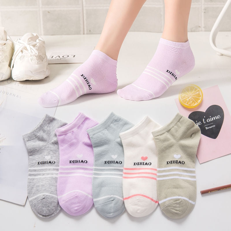 5 Pairs Women 's Invisible Sock 65059