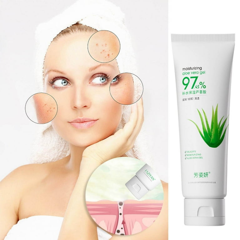 FAZIYAN Aloe Vera Gel Moisturizing Soothing Gel Cream 60g For Sunburn,