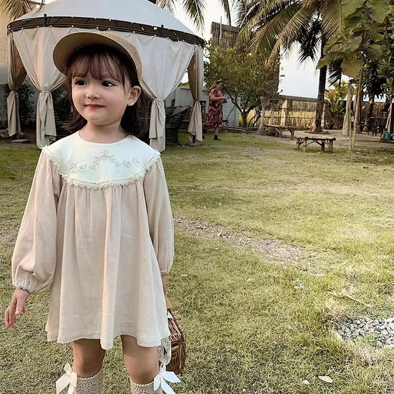 Girls' Princess Skirt Korean Fashion Mesh Skirt New Summer Children's  Bubble Sleeve Little Girl Dress - China Children's Wear and New Style price
