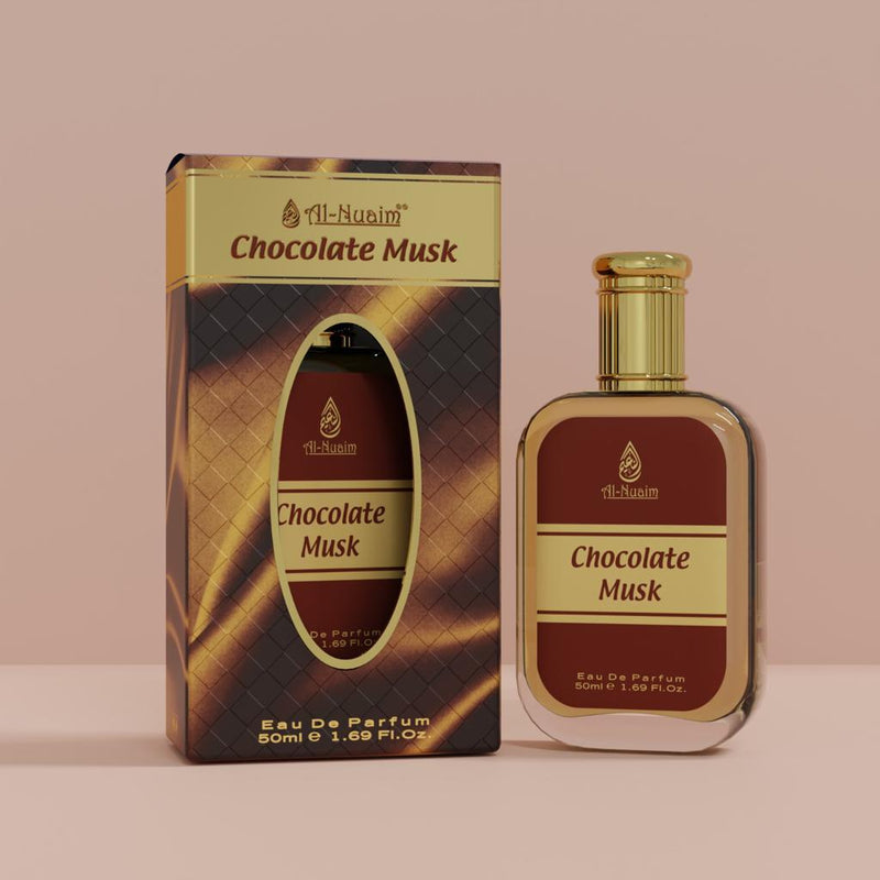 Chocolate Musk Eau De Parfum EDP Spray 50ml by Al Nuaim - Tuzzut.com Qatar Online Shopping