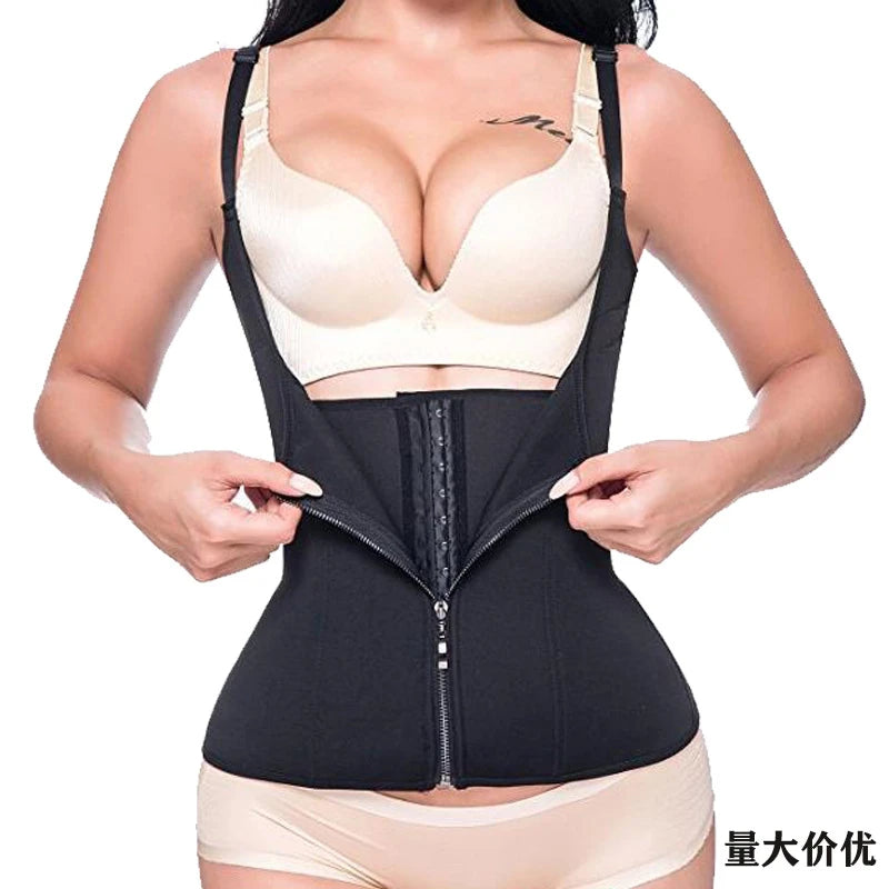 Faja Body Shapewear Women's Underwear Bodyshaper For Women Long Sleeve  Tummy Control Breast Support Zipper