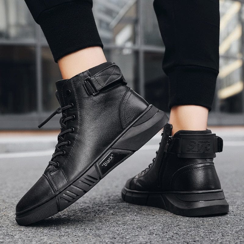 Men Fashion Ankle Boots High-top Shoes S4699957 TUZZUT Qatar