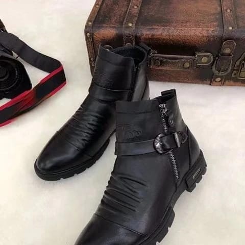 Trend Men Boots Black Sneakers - Tuzzut.com Qatar Online Shopping