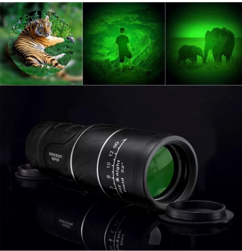 Hot Green Film Binocular Polarized Clip Lens Kit 8X Zoom Fishing