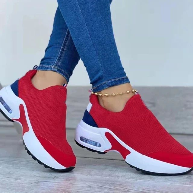 Women Fashion Vulcanized Sneakers - Tuzzut.com Qatar Online Shopping