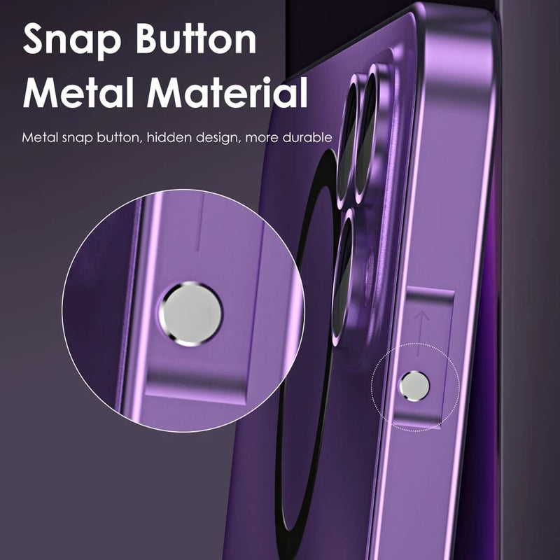 Metal Phone Case For I Phone 14 Pro 33622 - TUZZUT Qatar Online Shopping
