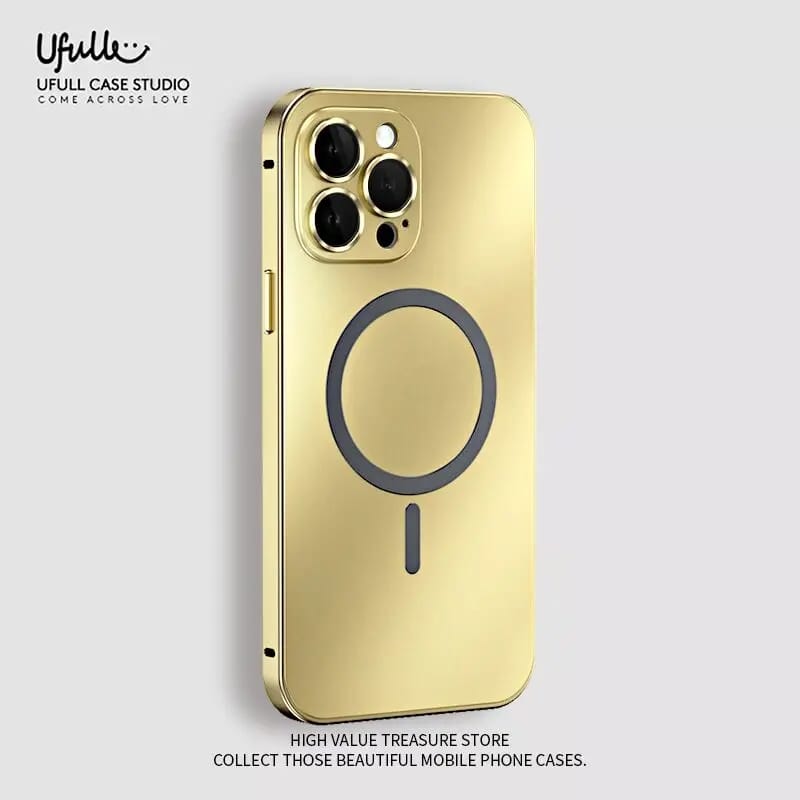 Metal Phone Case For I Phone 14 Pro 33622 - TUZZUT Qatar Online Shopping