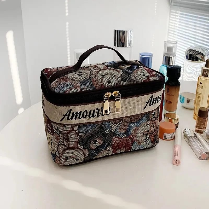 Cute Bear Polyester Cosmetic Bag S5064993
