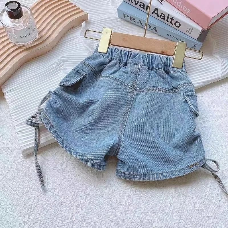 Summer Girls Shorts Baby Jeans Thin Trend Clothes 7Y 309044