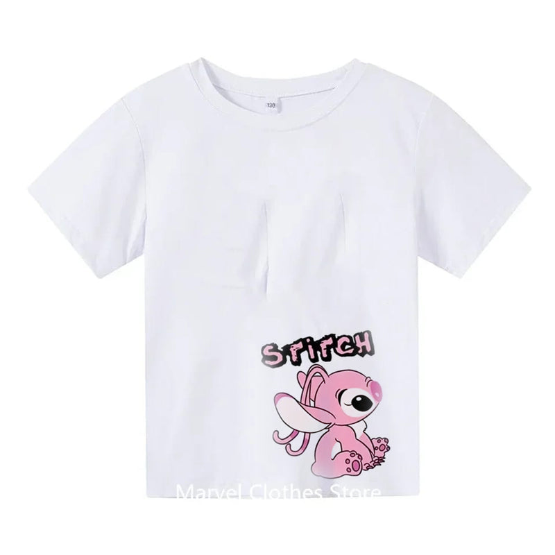 Anime Kawaii Stitch Tshirt For Kids S S4540286