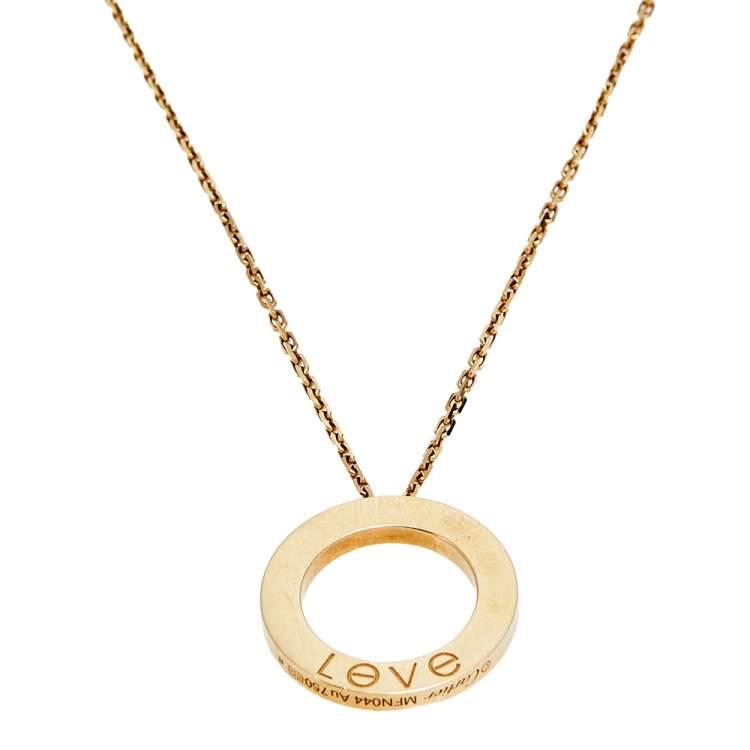 Circle Pendant Mens Love Necklace Engraved Circle Pendant By