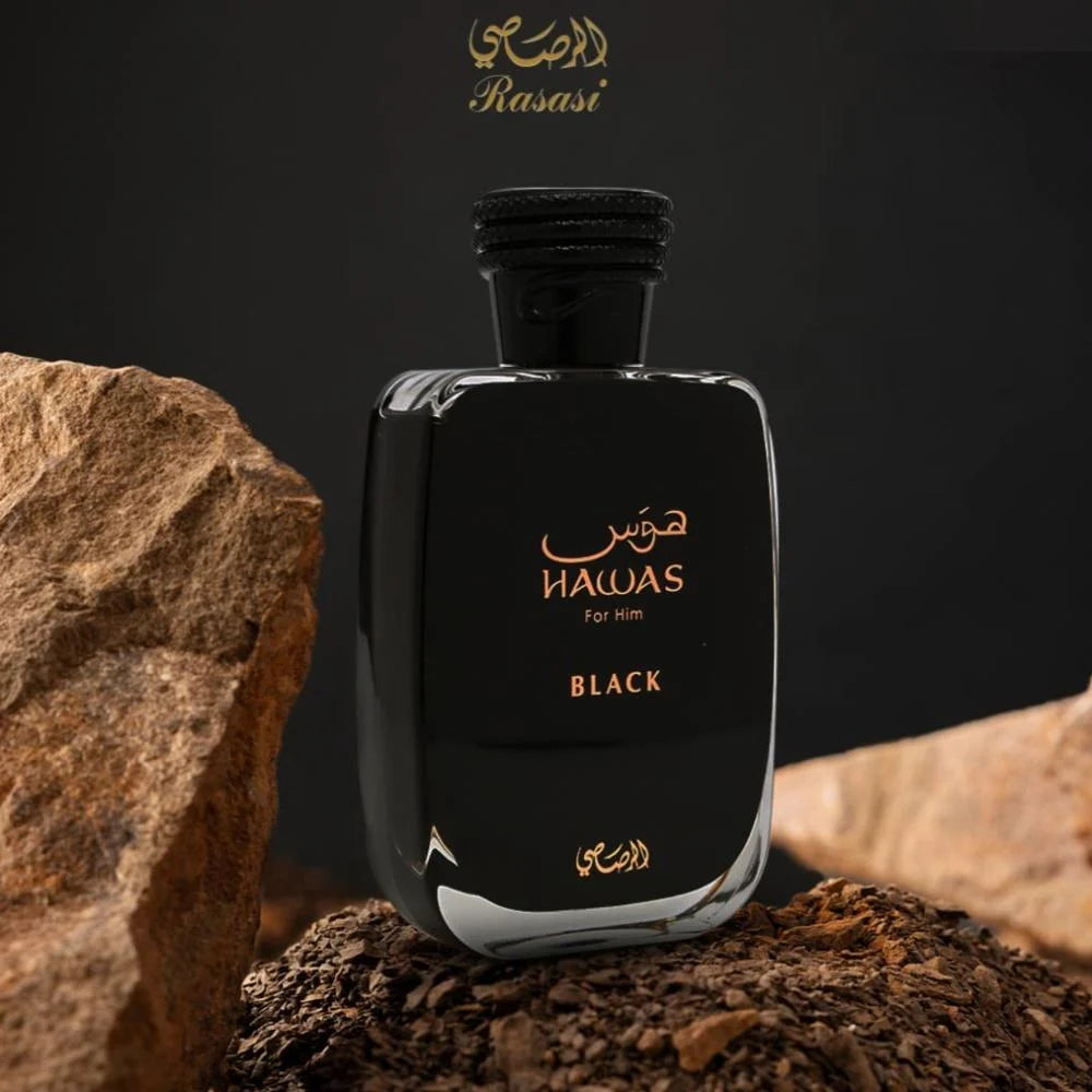 Rasasi Hawas Black EDP 100ml TUZZUT Qatar Online Shopping