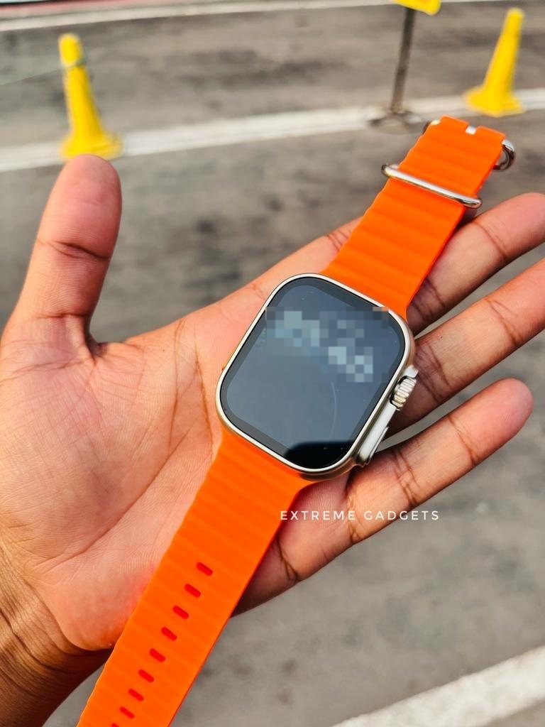 Smart Watch Ultra Series Orange - Tuzzut.com Qatar Online Shopping
