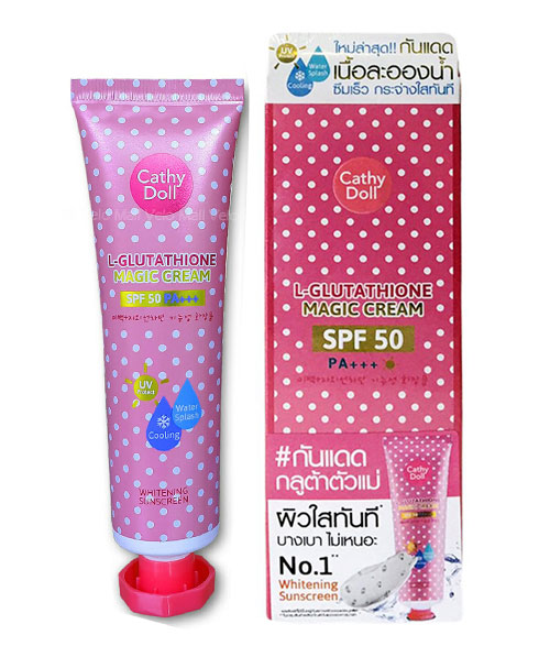 magic glutathione cream Cathy Doll L-Glutathione Magic Cream Sunscreen SPF 50 magic glutathione cream Cathy Doll L-Glutathione Magic Cream Sunscreen SPF 50