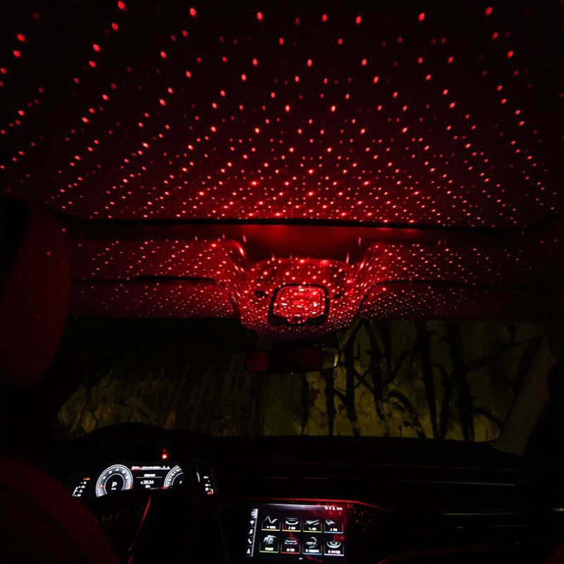 1 Pcs Mini LED Car Roof Star Night Lights Projector Decorative Light S4783256 - Tuzzut.com Qatar Online Shopping