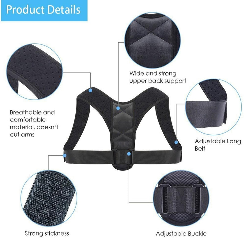 BodyWellness Posture Corrector (Adjustable to Multiple Body Sizes) - Tuzzut.com Qatar Online Shopping
