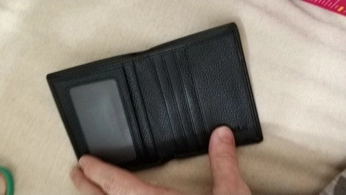 Short Mini Genuine Leather Men's Wallet Purse Card Holder - JINBAOLAI CW- 8046 - Tuzzut.com Qatar Online Shopping