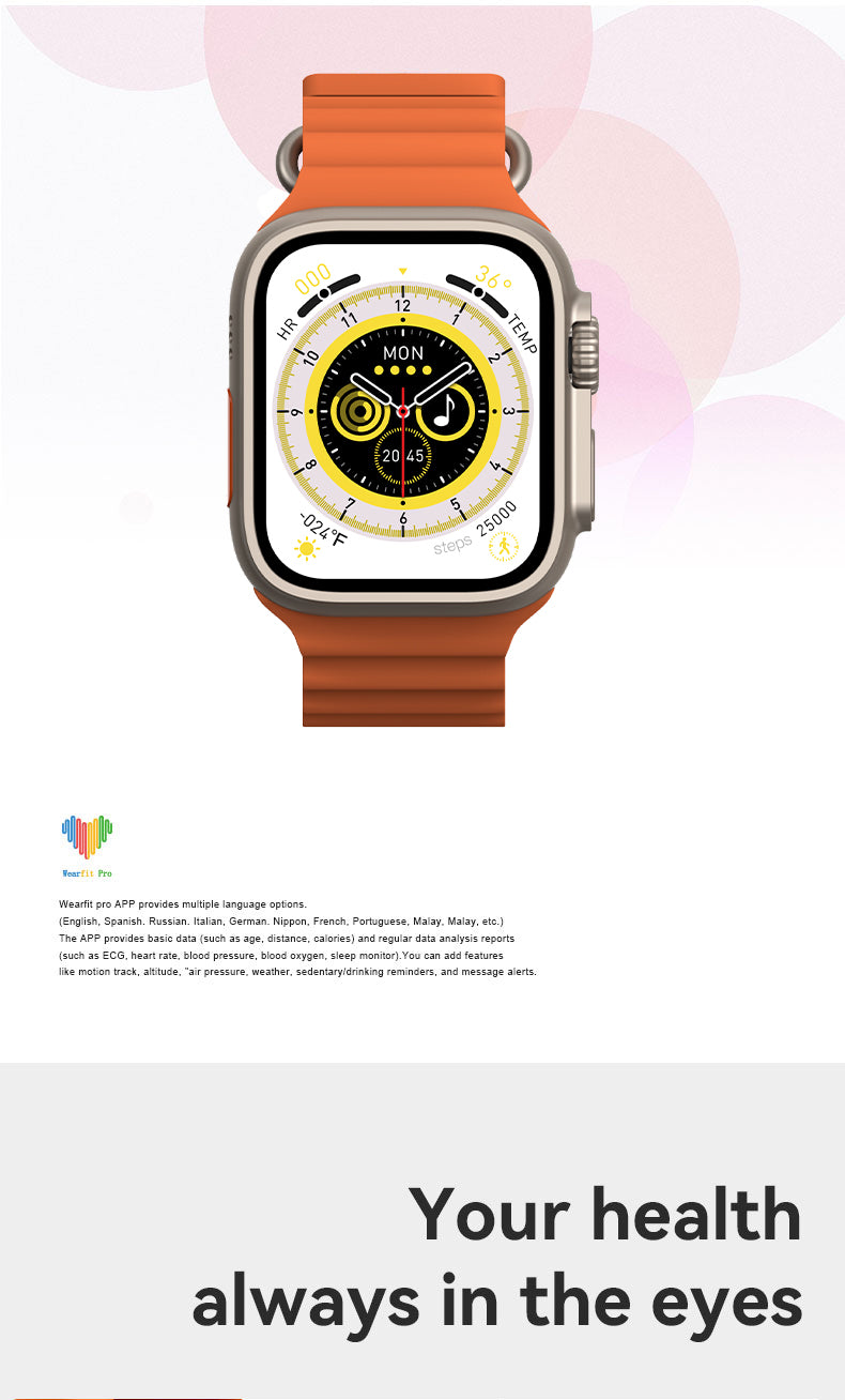 X8 Ultra Smart Watch 49mm Full Display - Tuzzut.com Qatar Online Shopping