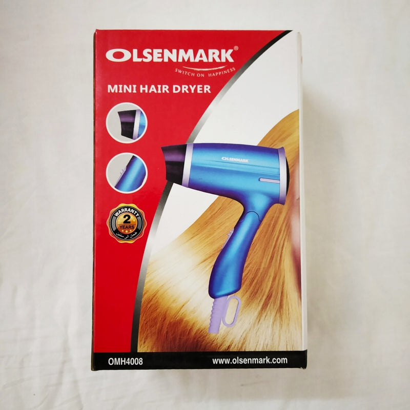 Olsenmark OMH4008 1400 Watts Hair Dryer - Assorted Colour - Tuzzut.com Qatar Online Shopping