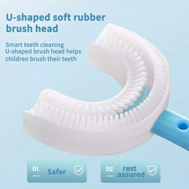 Children’s U-Shaped Toothbrush - Tuzzut.com Qatar Online Shopping