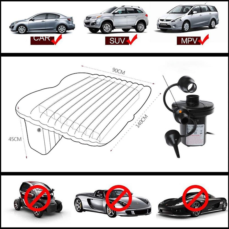 Inflatable Car Bed Mattress - Tuzzut.com Qatar Online Shopping