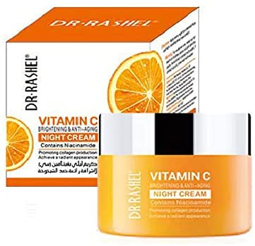 Dr.Rashel Vitamin C Brightening and Anti Aging Night Cream DRL-1511 - Tuzzut.com Qatar Online Shopping