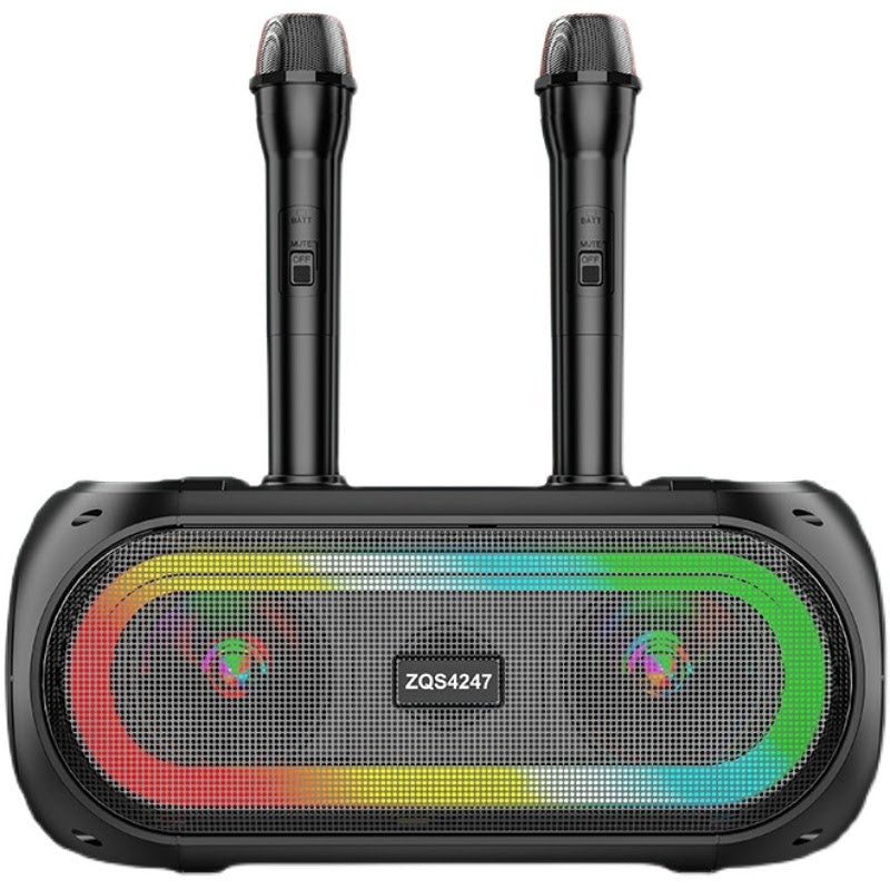 Wireless Bluetooth Speaker With Dual Mic And Remote Super Bass - ZQS-4