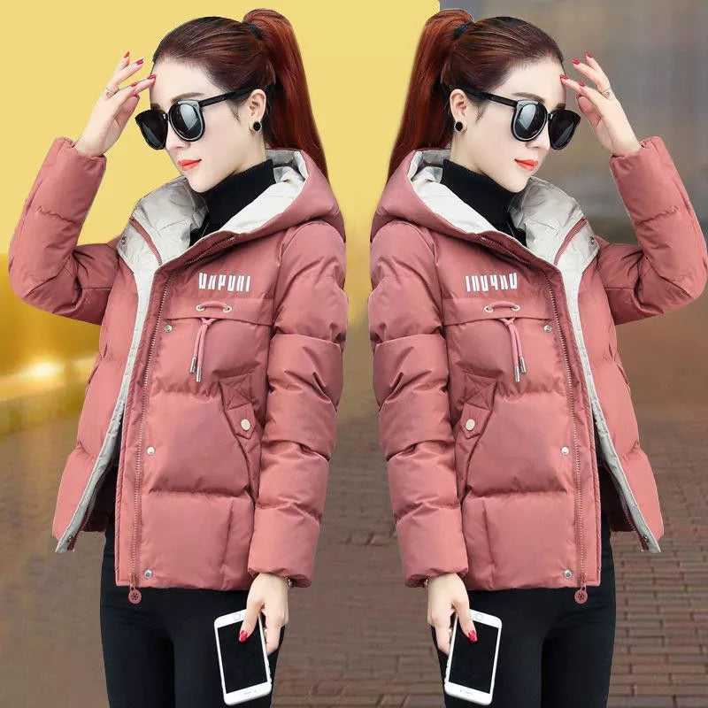 Women's Winter Jacket Warm Hooded Thick Coat - P772 - Tuzzut.com Qatar Online Shopping