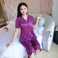 Women's Silky Nightgown Sleepwear Pajamas T696 - Tuzzut.com Qatar Online Shopping