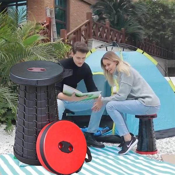 Popout Collapsible Portable Chair Foldable Stools - Tuzzut.com Qatar Online Shopping