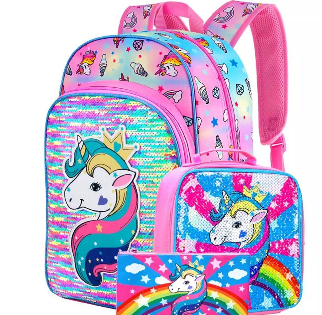 Flip Sequin Pink Unicorn Kids Lunch Box Reusable Tote Lunch Bag for Girls  and Boys - China Lunch Bag and Cooler Bag price
