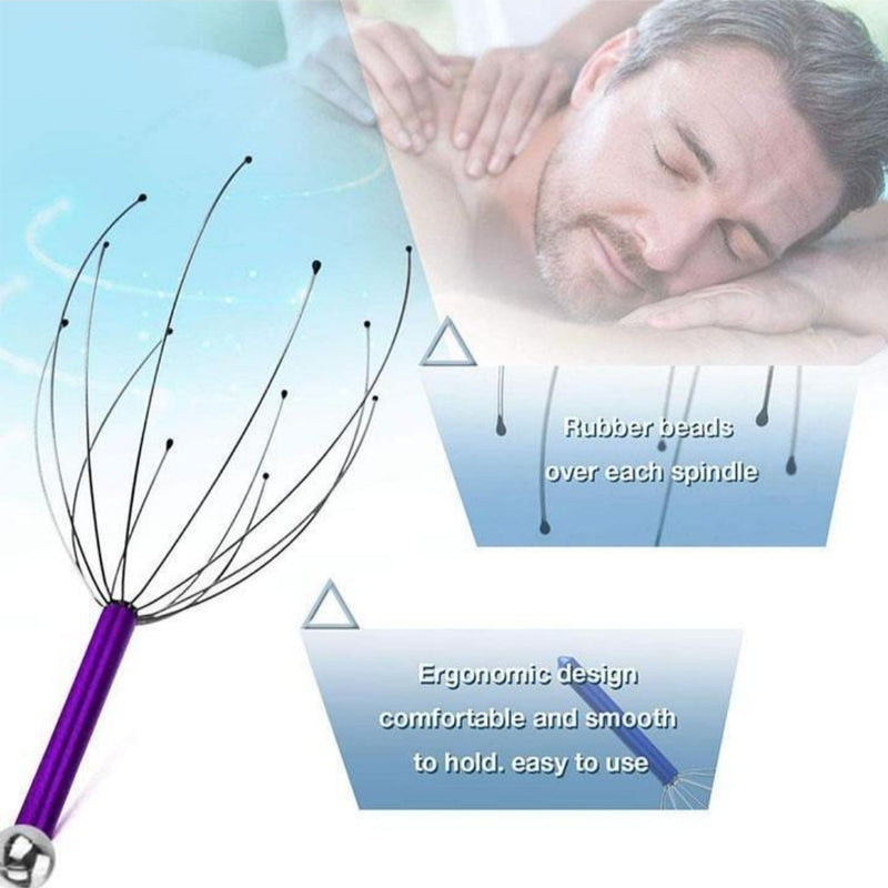 Octopus Head Neck Massager Stress Relax Therapy Claw - Tuzzut.com Qatar Online Shopping