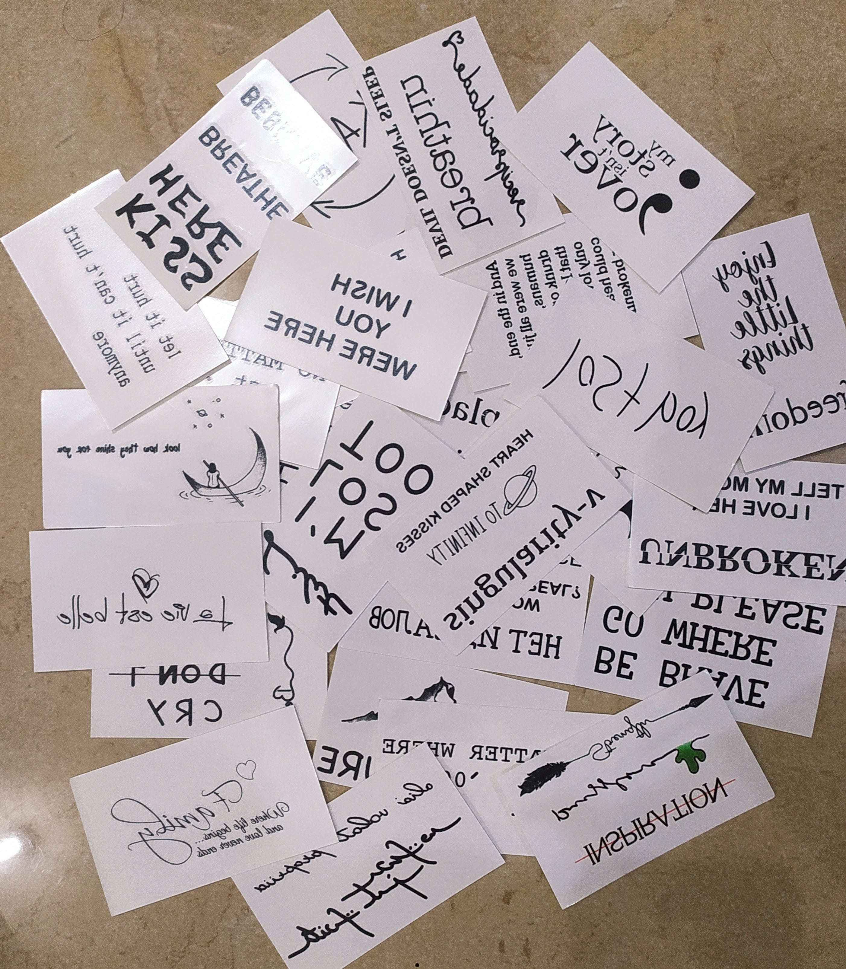 30pcs/Pack Temporary tattoos TUZZUT Qatar Online Shopping