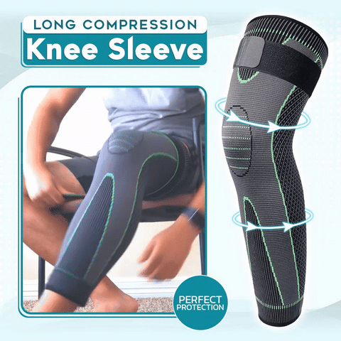 Long Compression Knee Sleeve Brace - Tuzzut.com Qatar Online Shopping