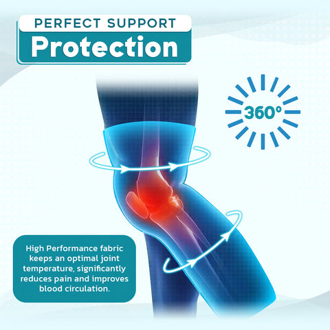 Long Compression Knee Sleeve Brace - Tuzzut.com Qatar Online Shopping