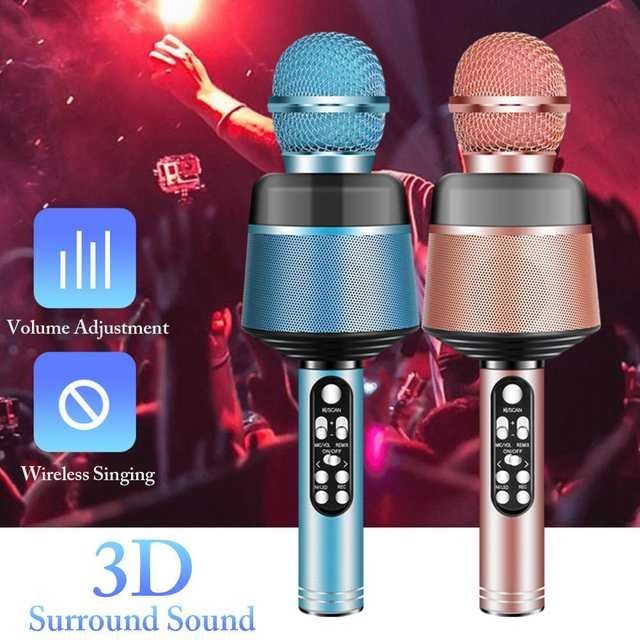 Wireless karaoke microphone Bluetooth Micro 3D bass Karaoke Home KTV For  Music Player Singing microfono Mic microphone for sing