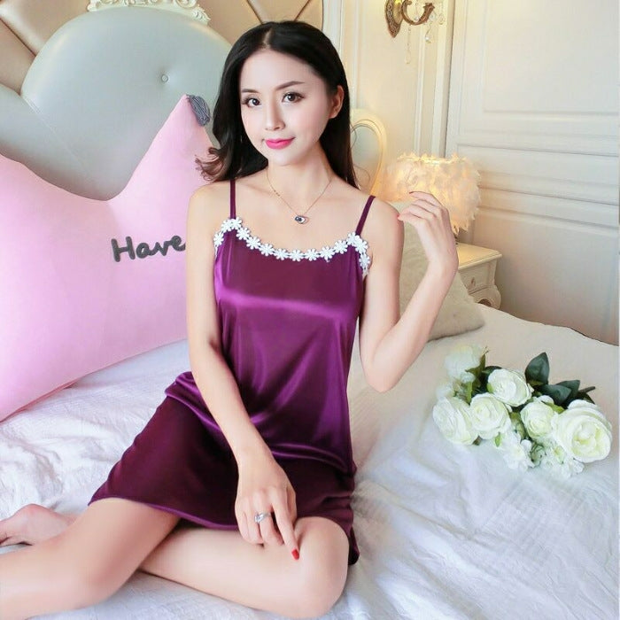 Women's Sling Nightdress Sleepwear - Tuzzut.com Qatar Online Shopping