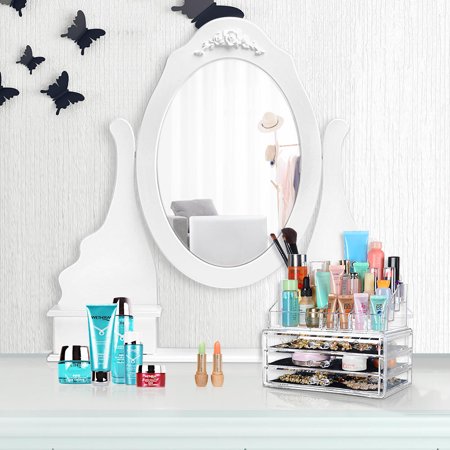 3 Drawer Acrylic Cosmetic Organizer - Tuzzut.com Qatar Online Shopping