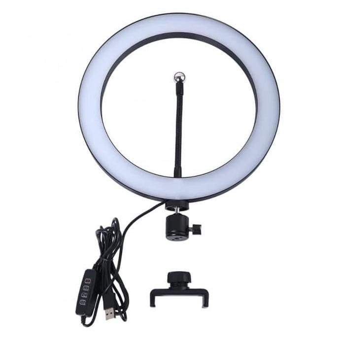 10-Inch Selfie Ring Fill Light Zd666 - 2600Lm 8W 120 Led With Tripod - Tuzzut.com Qatar Online Shopping