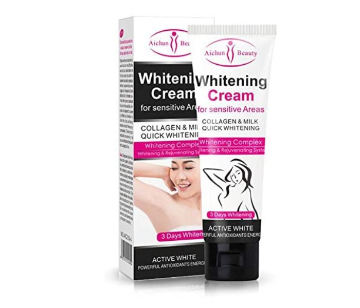 Aichun Beauty Whitening Cream For Sensitive Areas (Armpit & Bikini) - Collagen & Milk Quick Whitening AC218-4 - Tuzzut.com Qatar Online Shopping
