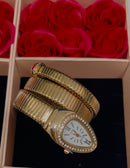 Quartz glittering snake wrist watch for women WAT2346 - TUZZUT Qatar Online Shopping