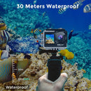 Action Camera Sony Lens 2.0-inch LCD EIS Dual Screen - TUZZUT Qatar Online Shopping