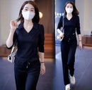 Women's Loose Pants Two Piece Set    569596 - TUZZUT Qatar Online Shopping