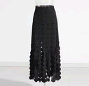 Women Tassel Flowers High Waist Long Skirt    141574 - TUZZUT Qatar Online Shopping