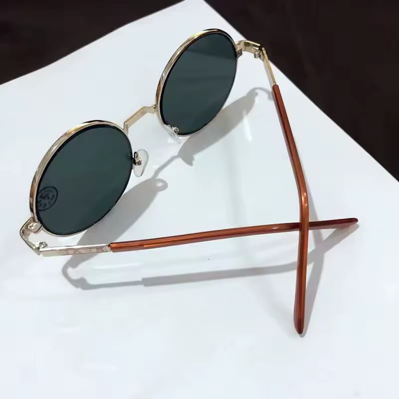 Round Glass Sunglasses S3504 - TUZZUT Qatar Online Shopping
