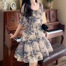 Women's Ankle Length Short Sleeve Tea Dresses 569046 - TUZZUT Qatar Online Shopping