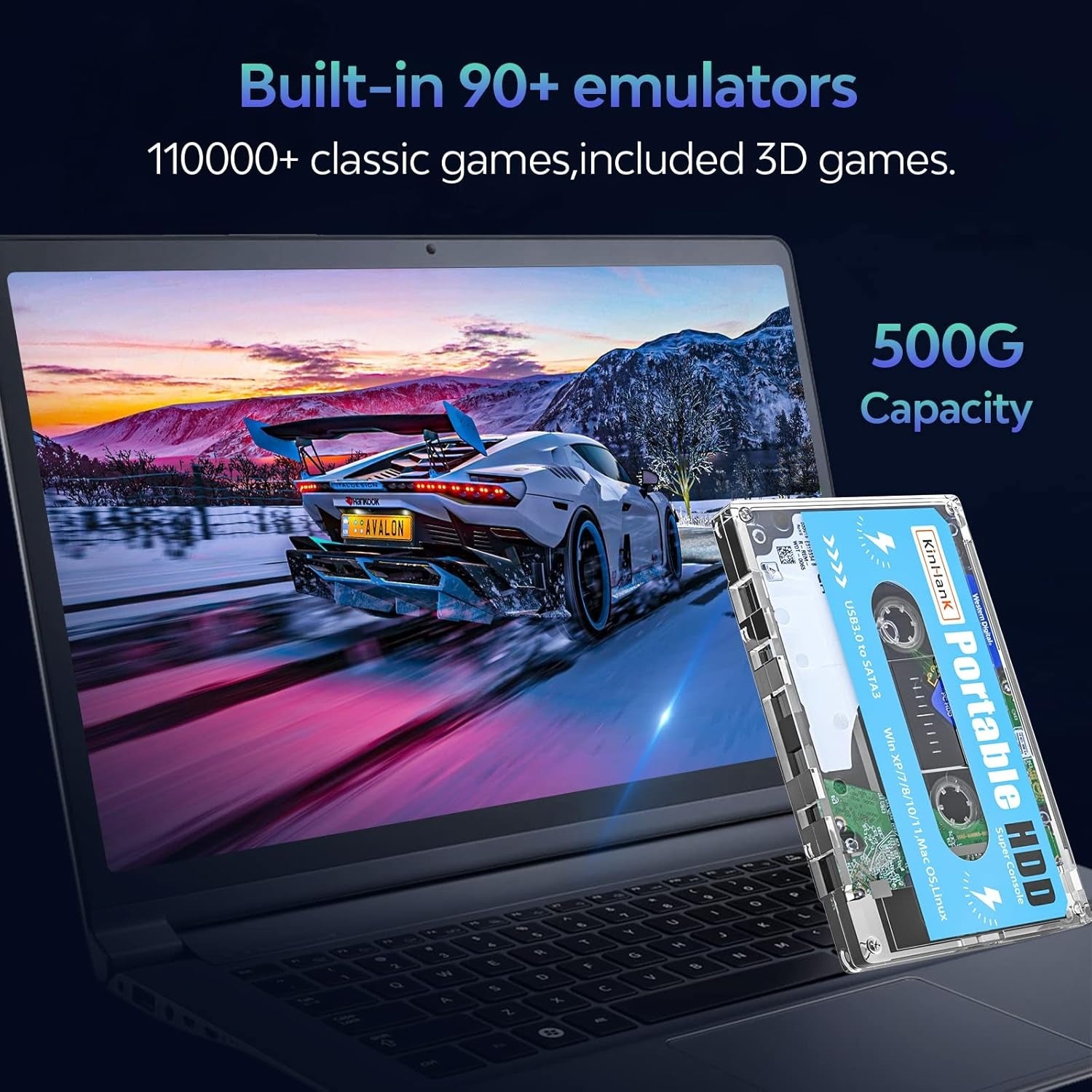 Kinhank 500G HDD Portable Game Drive 7357 Kinhank 500G HDD Portable Game Drive 7357